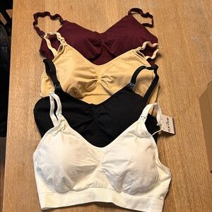 Nursing bras XL (set of 4)